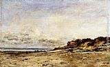 Low Tide At Villerville by Charles-Francois Daubigny